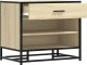 vidaXL vidaXL Ławka na buty Sonoma Oak 60x40x53,5 cm Drewno klejone i metal 7