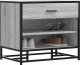 vidaXL vidaXL Ławka na buty Szara Sonoma 60x40x53,5 cm Drewno i metal 1