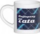 Cup&You Kubek Najlepszy Tata - uroczy gadżet, przydatny do przygotowania kawy lub herbaty, 250ml, wykonany z ceramiki, idealny podarunek dla Taty na Dzień Ojca 1