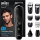 Braun Braun 9-in-1 Styling-Set 5 MGK5410 Bart - Korper - Haar. Mit 100 Min. Akkulaufzeit - Aufbewahrungsbeutel - in Grau - Schwarz - Metall - Kunststoff - 1 mm - 2,1 cm - Universal - Bart - Ohr - Gesicht - Nase 2