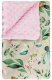Lulando Lulando BABYDECKE 100 X 75 CM ROSA BLUMEN 1