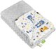 Lulando Lulando BABYDECKE 100 X 75 CM GRAU TEDDYBAREN 1