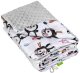 Lulando Lulando BABYDECKE 100 X 75 CM GRAU PINGUINE 1