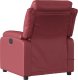 vidaXL Rozkładany fotel masujący, elektryczny, bordowy, sztuczna skóra 4