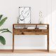 vidaXL Stolik konsolowy, stare drewno, 105x30x80 cm 1