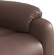 vidaXL Fotel rozkładany, brązowy, sztuczna skóra 8