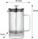 Klausberg ZAPARZACZ TŁOKOWY DO KAWY/HERBATY TERMICZNY 1000ml KLAUSBERG KB-7758 3