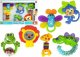 LeanToys Zestaw Grzechotek Gryzaków Kolorowe Zwierzątka Misiu Żabka LEAN Toys 1