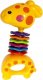 LeanToys Zestaw Grzechotek Gryzaków Kolorowe Zwierzątka Misiu Żabka LEAN Toys 7