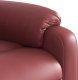 vidaXL Podnoszony fotel masujący, rozkładany, winna czerwień, ekoskóra 10