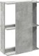 vidaXL vidaXL Regał 3-poziomowy, szarość betonu, 60x30x80 cm 6