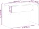 vidaXL Taboret toaletowy Stare drewno 70x35x45 cm Drewno klejone 8