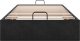 vidaXL vidaXL Rama łóżka otomana bez materaca, czarna, 80x200 cm, aksamit 5