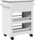 vidaXL vidaXL Wózek kuchenny, BODO, biała, 67,5x45x80 cm 7