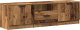 vidaXL Szafka pod telewizor, stare drewno, 140x35x40 cm 1