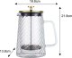 Klausberg ZAPARZACZ TŁOKOWY DO KAWY/HERBATY TERMICZNY 1000ml KLAUSBERG KB-7767 8