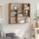 vidaXL vidaXL Półka ścienna, stare drewno 90x16x78 cm materiał drewnopochodny 3