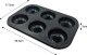 Klausberg GRANITOWA FORMA DO PIECZENIA 6 PĄCZKÓW DONUT KLAUSBERG KB-7840 9