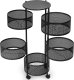 ModernHome Regał kuchenny pomocnik organizer obrotowe półki 5 poziomów metal ModernHome 3