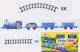 LeanToys Zestaw Pociąg 3 Wagony Na Baterie Tory Efekty Świetlne i Dźwiękowe 1