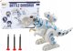 LeanToys Robot Dinozaur Z Wyrzutnią Strzałek Światła Dźwięki Biały 2