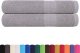 vidaXL Ręczniki do sauny 2 szt. Szare 80x200 cm 360 gsm 100% bawełna 1