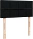 vidaXL vidaXL Łóżko otomana z materacem, czarne, 90x200 cm, tkanina 8
