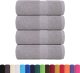 vidaXL vidaXL Ręczniki mydlane 4 szt. Szare 30x30 cm 360 gsm 100% bawełna 1