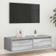 vidaXL vidaXL Szafka pod TV z LED, szary dąb sonoma, 100x35,5x25 cm 4