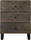 vidaXL Szafka nocna, czarna, 50x33x62 cm, lite drewno mango 2