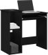 Biurko vidaXL Czarne 84 cm x 40 cm 1