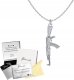Radziszewska Jewellery Naszyjnik Srebrny KAŁASZNIKOW AK 47 Łańcuszek 925 Prezent DEDYKACJA GRATIS 1