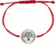 Radziszewska Jewellery Bransoletka Złota Wilk Foto Biżuteria Prezent Sznurek 925 GRAWER GRATIS 1