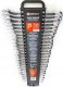 Forcekraft Zestaw kluczy płasko-oczkowych 25el. (6-32mm) Cr-V 1