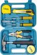 Zestaw narzędzi Isma Zestaw narzędziowy 9 el. Kombinerki wkrętaki młotek 4