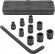 Zestaw narzędzi Rockforce Zestaw narzędzi udarowych 1/2" 10el. (10-24mm) 1