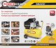 Sprężarka Forcekraft Sprężarka tłokowa z bezpośrednim napędem (2.0kW,  zbiornik 50l, 8 bar, 180L/m, 230V) 3