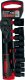 Forcekraft Zestaw nasadek 1/2" 12el. (z grzechotką i przedłużką) (10-24mm) 1