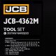 Zestaw narzędzi JCB Zestaw narzędzi 1/2" 36el. (8-32mm) (6-kątnych) 11