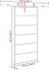 vidaXL vidaXL Drzwi przesuwne z osprzętem, 102x205 cm, szkło ESG i aluminium 7