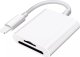 Alogy Czytnik kart pamięci Alogy SD Micro Card Reader do iPhone iPad adapter przejściówka Lightning 1