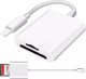Alogy Czytnik kart pamięci Alogy SD Micro Card Reader do iPhone iPad adapter przejściówka Lightning 14