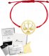 Radziszewska Jewellery Bransoletka Złota Znak Zodiaku Waga 925 Sznurek Prezent GRAWER GRATIS 1