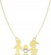 Radziszewska Jewellery Naszyjnik Złoty Rodzina Rodzice Syn 925 Kryształ Prezent DEDYKACJA GRATIS 1