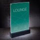 Ramka Sigel Sigel TA420, Acrylic, Black, Transparent, Single picture frame, 21 x 29.7 cm, Rectangular, LED 1