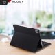 Alogy Etui ochronne z klawiaturą Alogy Keyboard case z miejscem na rysik klawiatura bezprzewodowa do Apple iPad Air 13" czarne  + Szkło 2