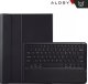 Alogy Etui ochronne z klawiaturą Alogy Keyboard case z miejscem na rysik klawiatura bezprzewodowa do Apple iPad Air 13" czarne  + Szkło 6
