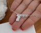 Radziszewska Jewellery Bransoletka Srebrna PISTOLET Łańcuszek 925 Prezent Biżuteria GRAWER GRATIS 2