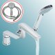 Bateria wannowa Sotbe SOTBE TOGA bateria stojąca nawannowa 3-otworowa na brzeg wanny 5