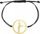 Radziszewska Jewellery Bransoletka Złota Pole Dance SREBRO 925 Sznurek Prezent GRAWER GRATIS 1